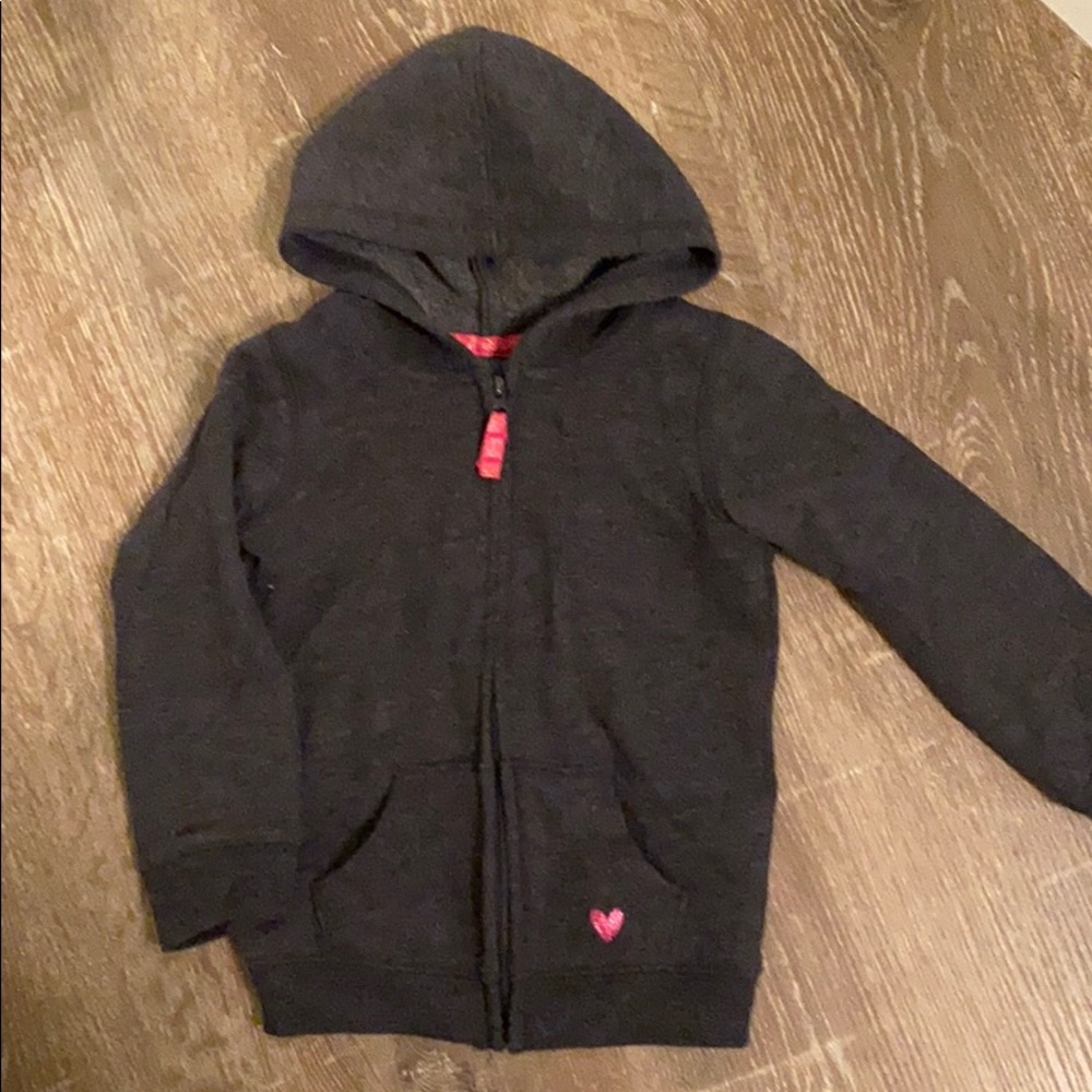 Zip up hooded jacket